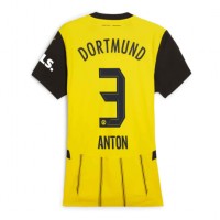 Dres Borussia Dortmund Waldemar Anton #3 Domaci za Žensko 2024-25 Kratak Rukav